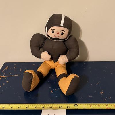 Vintage Stuffed Football Player