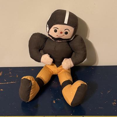 Vintage Stuffed Football Player