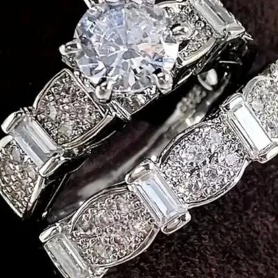 Fashion Zirconia Ring Set size 10