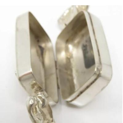 Vintage NYJEWEL 925 Sterling Silver Candy Trinket Pill Box