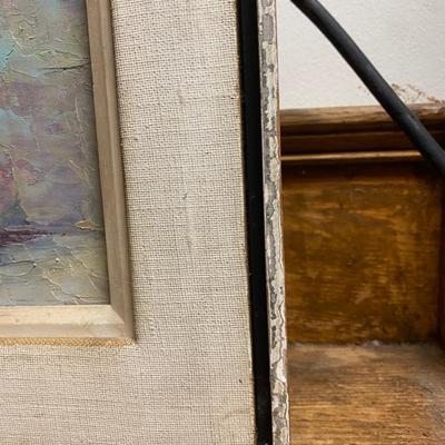 Framed carnations in vase painting