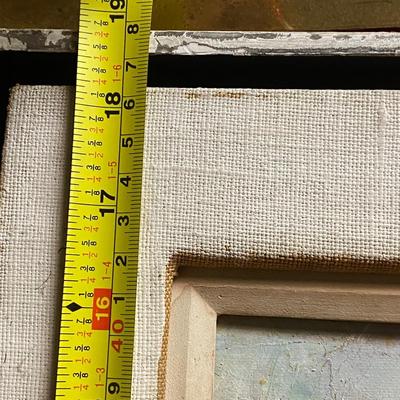 Framed carnations in vase painting