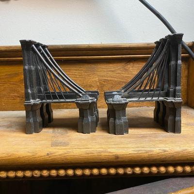 RESTORATION HARDWARE BROOKLYN BRIDGE BOOKENDS