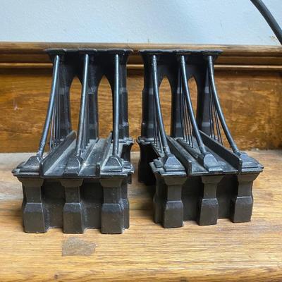 RESTORATION HARDWARE BROOKLYN BRIDGE BOOKENDS