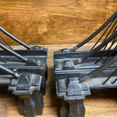 RESTORATION HARDWARE BROOKLYN BRIDGE BOOKENDS