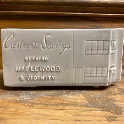Ceramic Promotional Bank Crestmont Savings Bank NJ