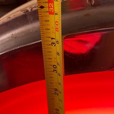 Extra Large Neon circle clock.