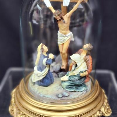 Franklin Mint Domed Religious Jesus Figurines