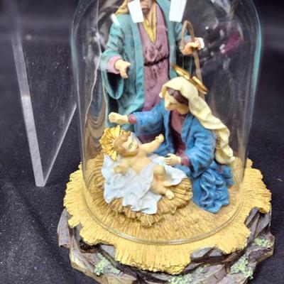 Franklin Mint Domed Religious Jesus Figurines