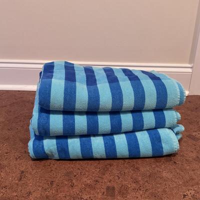 100% Cotton Striped Beach Towels (BC-DZ)