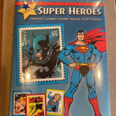 Super hero post cards
