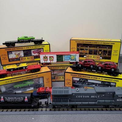Rail King Train Cars w/Atlas Engine