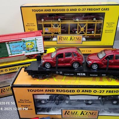 Rail King Train Cars w/Atlas Engine