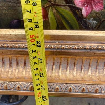 Hummingbird framed painting