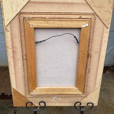 Hummingbird framed painting