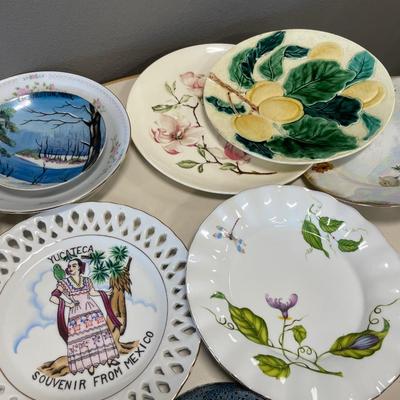 Deco Plates and pottery bowl