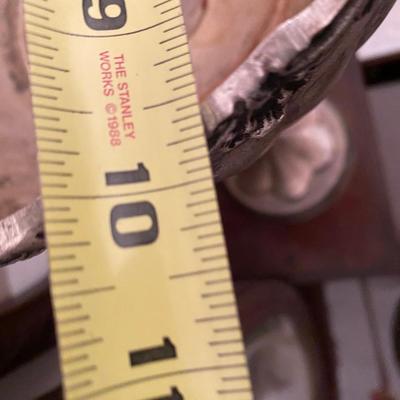 vintage pair tall pedestal bowl compote