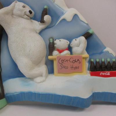 1997 Coca-Cola Polar Bear Clock