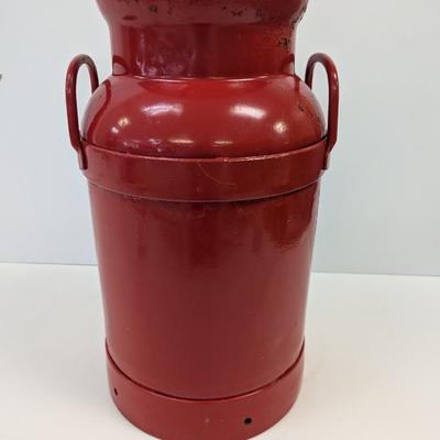 Vintage Steel Coca-Cola Metal Milk Dairy Container