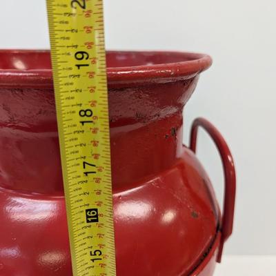 Vintage Steel Coca-Cola Metal Milk Dairy Container