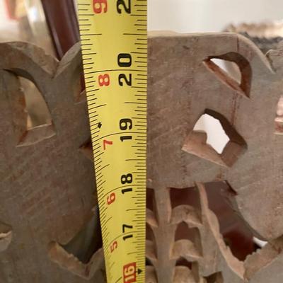 Balinese carved wood sculpture