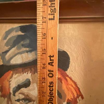 Saddest clown ever painting