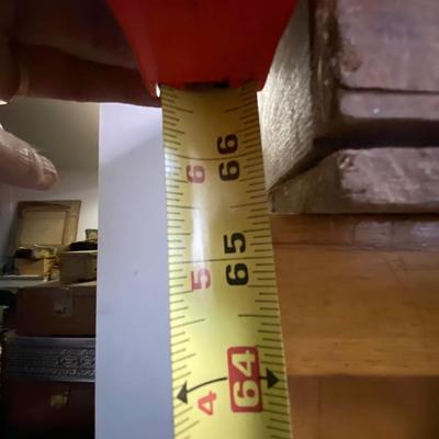 Vintage MCM hutch with drawer and lower cabinet.