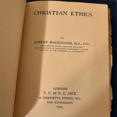 Christian Ethics