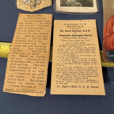 Vintage Catholic Prayer Cards and More