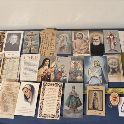 Vintage Catholic Prayer Cards