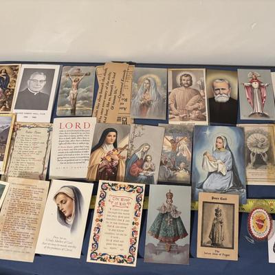 Vintage Catholic Prayer Cards
