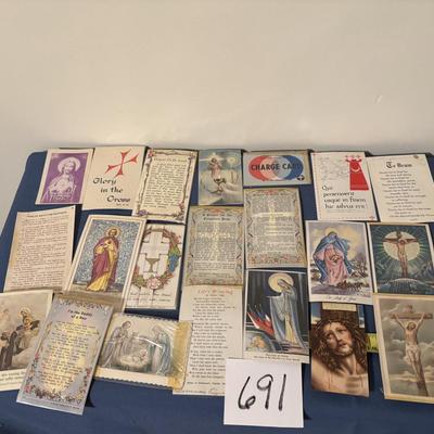 Vintage Catholic Prayer Cards