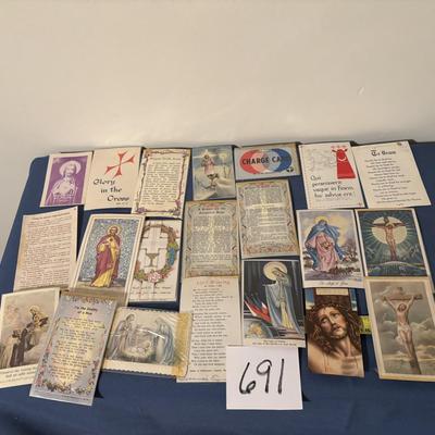 Vintage Catholic Prayer Cards