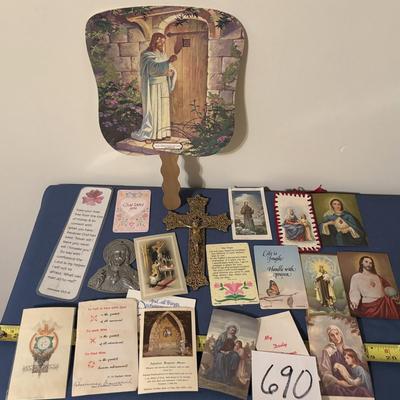 Vintage Catholic Prayer Cards and More