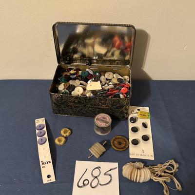 Vintage Button Lot