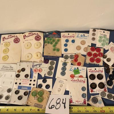 Vintage Button Lot