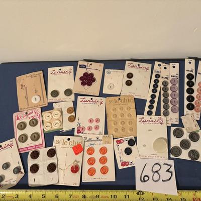 Vintage Button Lot