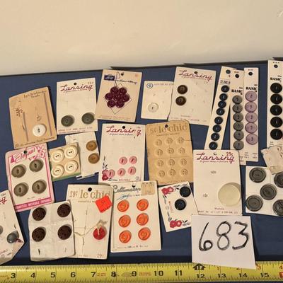 Vintage Button Lot