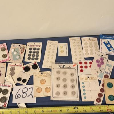 Vintage Button Lot