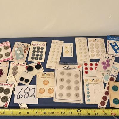 Vintage Button Lot