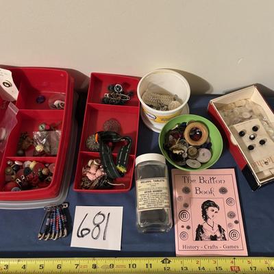 Vintage Button Lot