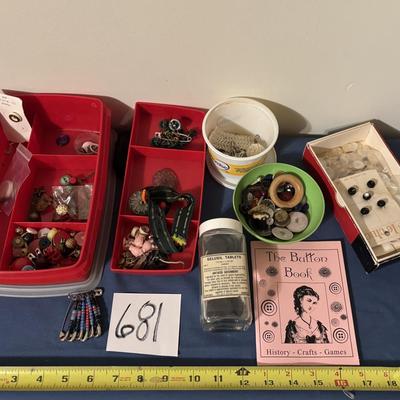 Vintage Button Lot