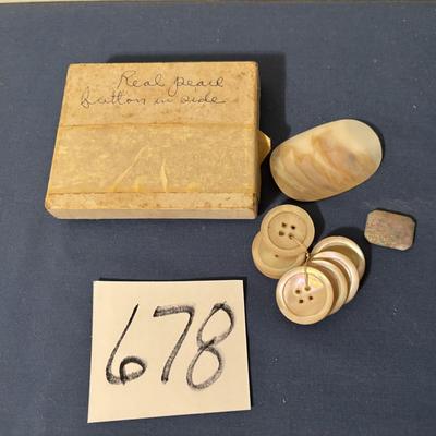 Vintage Button Lot