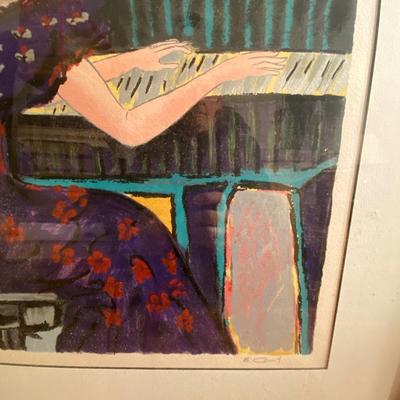 Bracha Guy Serigraph Signed & Numbered, Framed