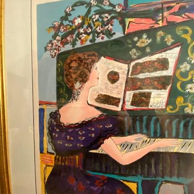 Bracha Guy Serigraph Signed & Numbered, Framed