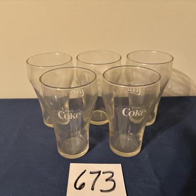 Vintage Coca Cola Glasses