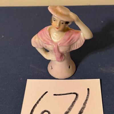 Vintage Pin Cushion Doll Tops