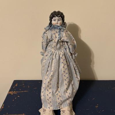 Vintage Handmade Porcelain Doll