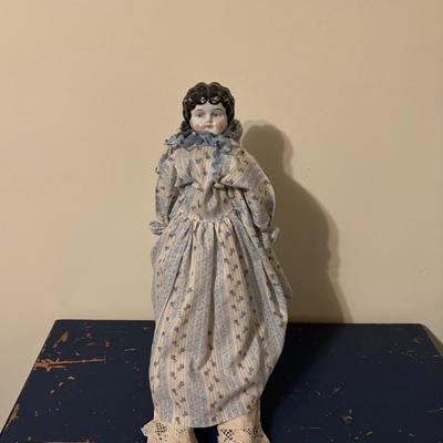 Vintage Handmade Porcelain Doll