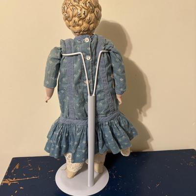 Vintage Leather Jointed Doll